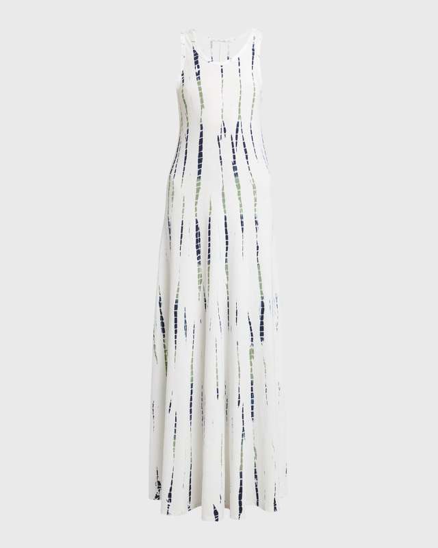 Nikki Tie-Dye A-Line Maxi Dress